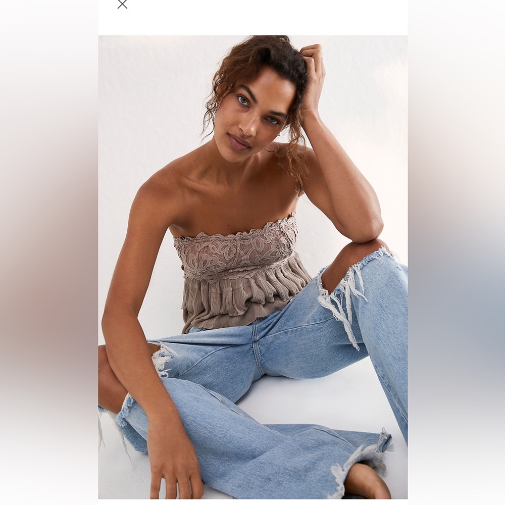 Free People Adela Corset Cami Size L
